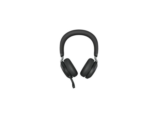 Jabra Evolve2 75 PC Wireless Headset with 8-Microphone Technology - Dual Foam Stereo Headphones with Adjustable Advanced Active Noise Cancelling, USB-A Bluetooth Adapter and UC Compatibility - Black