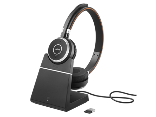 Jabra Evolve 65 SE Stereo MS w/Charging Stand