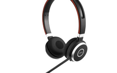 Jabra Evolve 65 UC Stereo Noise Canceling Bluetooth Stereo Phone & Computer Headset, Black (100-98500001-02)