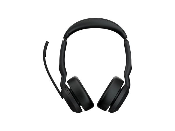 Jabra Evolve2 55 UC Headset - Stereo - Wireless - Bluetooth - USB-C - 98.4 ft - 20 Hz - 20 kHz - On-ear - Binaural - Supra-aural - MEMS Technology, Noise Cancelling Microphone - 25599-989-889-01 - Image 4