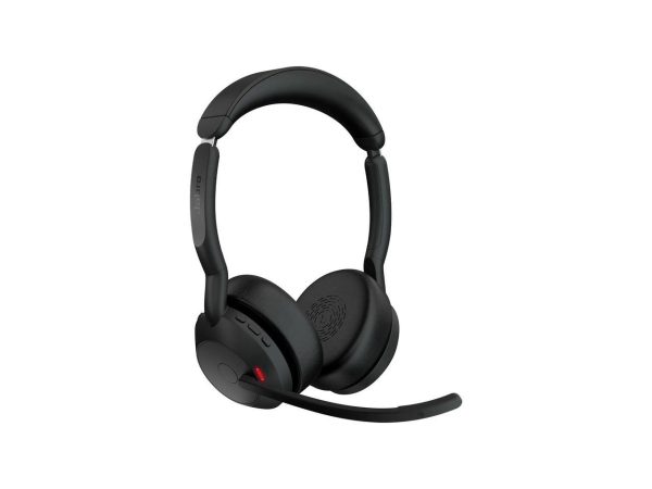 Jabra Evolve2 55 UC Headset - Stereo - Wireless - Bluetooth - USB-C - 98.4 ft - 20 Hz - 20 kHz - On-ear - Binaural - Supra-aural - MEMS Technology, Noise Cancelling Microphone - 25599-989-889-01 - Image 5