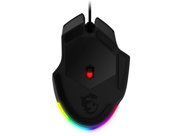 MSI Clutch GM20 ELITE S12-0400D00-C54 Black 6 Buttons 1 x Wheel USB 2.0 Wired Optical 6400 dpi Gaming Mouse - Image 2