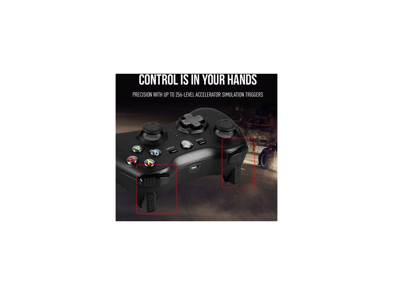 MSI Force GC30V2 Wireless Gaming Controller, Dual Vibration Motors, Dual Connection Modes, Interchangeable D-Pads, Compatible with PC & Android - Image 3