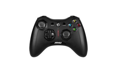 MSI Force GC30V2 Wireless Gaming Controller, Dual Vibration Motors, Dual Connection Modes, Interchangeable D-Pads, Compatible with PC & Android