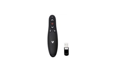 V7 WP1000-24G-19NB Wireless Presenter with Laser Pointer and microSD Card Reader