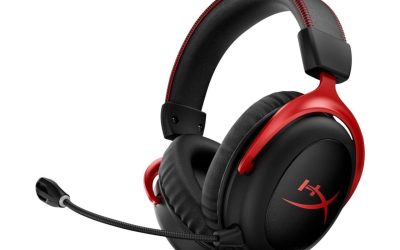 HyperX – Cloud II Wireless 7.1 Surround Sound Gaming Headset for PC and Playstation – Black/Red
