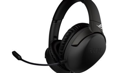 ASUS ROG Strix Go Core Wired Gaming Headset | 3.5mm Connector | Lightweight Design | Over-Ear Headphones for PC, Mac, Nintendo Switch, and PS4, Black, Standard