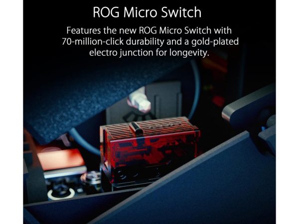 ASUS ROG Keris Ultra Lightweight Wired Gaming Mouse | Tuned ROG 16,000 DPI Sensor, Hot-Swappable Switches, PBT L/R Keys, Swappable Side Buttons, ROG Omni Mouse Feet, ROG Paracord & Aura Sync RGB - Image 4