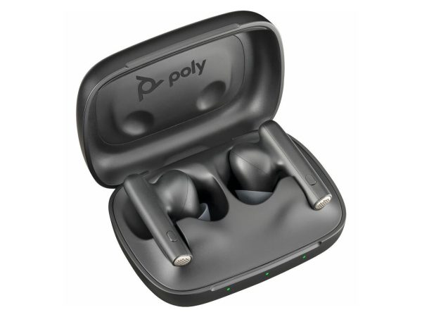 Poly Voyager Free 60 UC Black Earbuds + BT700 USB-C Adapter + Basic Charge Case - Image 5