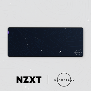 NZXT MXL900 Starfield Mousepad, 900MM X 350MM, Stain resistant, Black