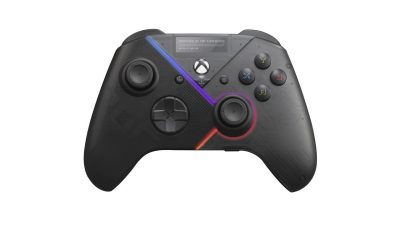 ASUS ROG Raikiri officially licensed Xbox controller, remappable buttons & triggers, 2 rear buttons, step & linear triggers, adjustable joystick sensitivity, 3.5mm jack with ESS DAC, for PC and Xbox