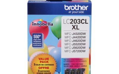 Brother LC2033PKS Super High Yield Innobella Ink Cartridge – Combo Pack – Cyan/Magenta/Yellow