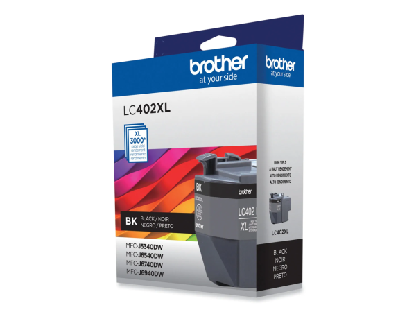Brother LC402XLBKS High-Yield Ink, 3,000 Page-Yield, Black - Image 2