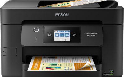 Epson WorkForce Pro WF-3820 Wireless All-in-One Printer with Auto 2-sided Printing, 35-page ADF, 250-sheet Paper Tray and 2.7″ Color Touchscreen