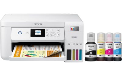 Epson EcoTank® ET-2850 White Wireless Color All-in-One Printer (C11CJ63202)Home Office