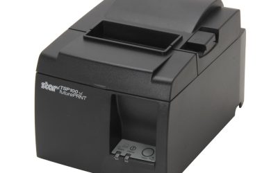 Star Micronics 39464910 TSP100III Series TSP143 Thermal Receipt Printer, Auto-cutter, Ethernet (LAN), Ethernet Cable, Internal Power Supply, Gray – TSP143IIILAN GY US