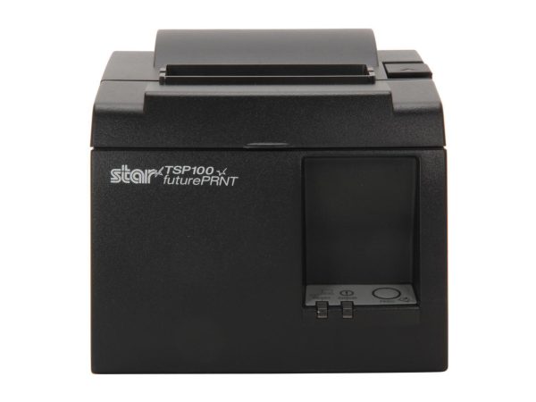 Star Micronics 39464910 TSP100III Series TSP143 Thermal Receipt Printer, Auto-cutter, Ethernet (LAN), Ethernet Cable, Internal Power Supply, Gray - TSP143IIILAN GY US - Image 2