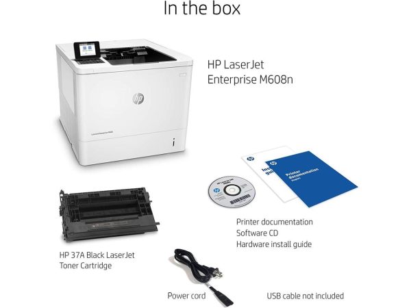 HP LaserJet Enterprise M608n Monochrome Printer with built-in Ethernet (K0Q17A) - Image 4