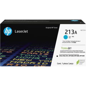 HP 213A TerraJet LaserJet Toner Cartridge - Cyan  W2131A
