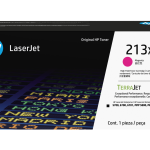 HP 213X TerraJet High Yield LaserJet Toner Cartridge - Magenta  W2133X