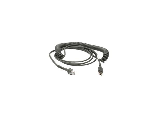 MOTOROLA CBA-U09-C15ZAR 15FT CABLE USB COILED CONNECTOR