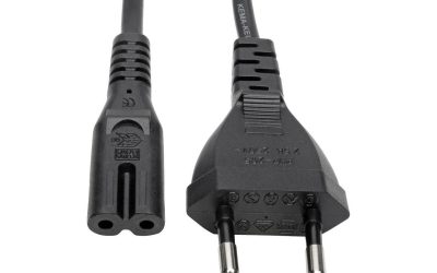 Tripp Lite 2-Prong Europlug Computer Power Cord 2.5A C7 to CEE 7/16 6 f P059006