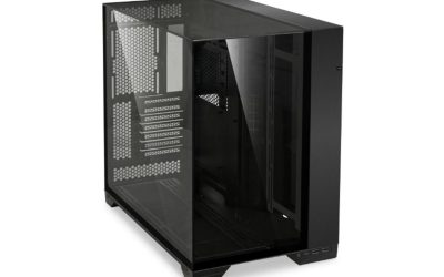 LIAN LI O11 Vision Black  Aluminum / Steel / Tempered Glass ATX Mid Tower Computer Case – O11VX