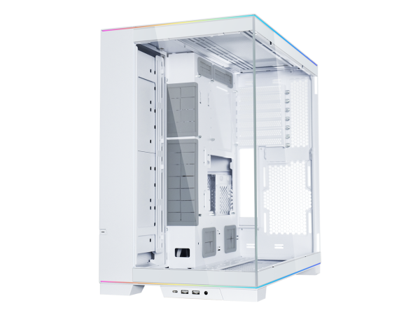 LIAN LI O11 EVO RGB  White Aluminum / Steel / Tempered Glass ATX Mid Tower Computer Case -O11DERGBW - Image 5