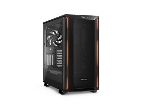 be quiet! Dark Base 701 Mid Tower PC Case | Mesh Front | Airflow Optimized | 3 Pre-Installed Silent Wings 4 Fans | ARGB Lighting with Controller | Tempered Glass | PWM and ARGB Hub | Black