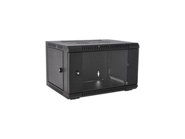 V7 6U Rack Wall Mount Glass Door Enclosure - Image 2