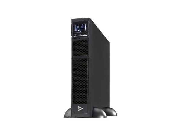 V7 On-Line UPS2URM1500DC-NC-1N 1500VA Rack-mountable UPS - 2U Rack-mountable - 3 Hour Recharge - 2.70 Minute Stand-by - 120 V AC Input - 100 V AC, 110 V AC, 115 V AC, 120 V AC, 127 V AC Output - Singl - Image 2
