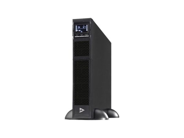 V7 On-Line UPS2URM3000DC-NC-1N 3000VA Rack-mountable UPS - 2U Rack-mountable - 3 Hour Recharge - 2.60 Minute Stand-by - 120 V AC Input - 100 V AC, 110 V AC, 115 V AC, 120 V AC, 127 V AC Output - Singl - Image 2