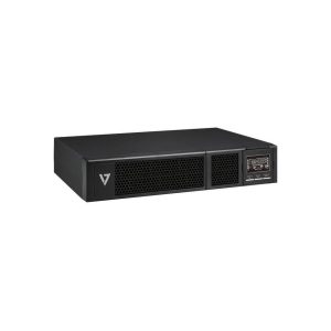 V7 On-Line UPS2URM3000DC-NC-1N 3000VA Rack-mountable UPS - 2U Rack-mountable - 3 Hour Recharge - 2.60 Minute Stand-by - 120 V AC Input - 100 V AC, 110 V AC, 115 V AC, 120 V AC, 127 V AC Output - Singl