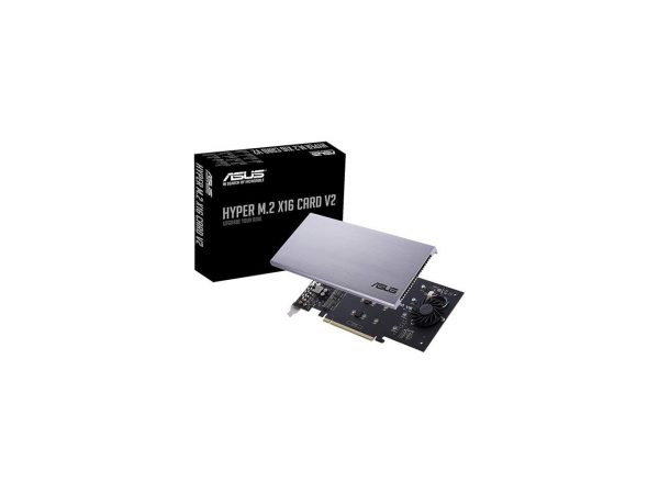 ASUS Hyper M.2 x16 PCIe 3.0 x4 Expansion Card V2 Supports 4 x NVMe M.2 (2242/2260/2280/22110) Up to 128 Gbps for Intel VROC and AMD Ryzen Threadripper NVMe RAID - Image 5