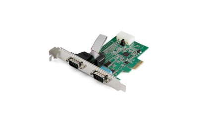 StarTech 2 Port PCIe RS232 Serial Adapter Card PEX2S953