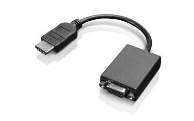 Lenovo – Adapter – HDMI (M) to HD-15 (VGA) (F) – 7.9 in – 1920 x 1080 at 60 Hz support – for IdeaPad 3 14, 3 15IGL05, 3 15IML05, 3 CB 14, IdeaPad Flex 5 14ITL05, Legion 5 15