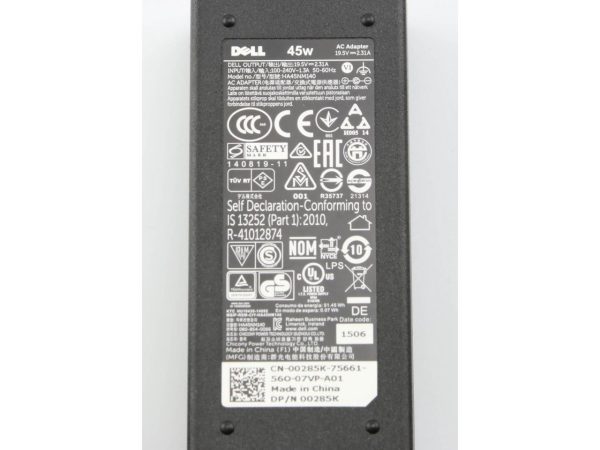 0285K Dell Inspiron 15-5555 45W 19.5V 2.31A Power AC Adapter Charger - Image 2