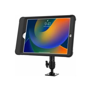 CTA Digital Vehicle Dash Mount Kit with Wireless Inductive Charging Case - 75 x 75, 100 x 100 - VESA Mount Compatible - Rugged