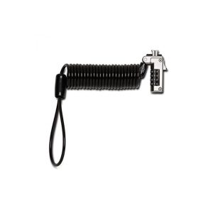 Kensington Cable Lock - Resettable - 4-digit - Plastic, Carbon Steel - 5.91 ft - For Notebook