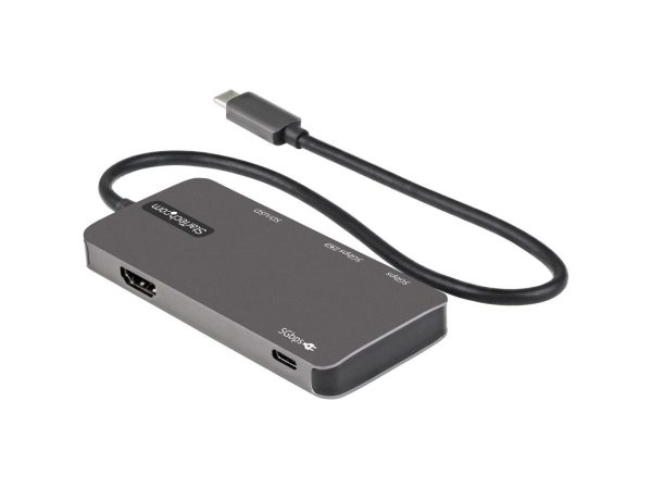 StarTech USB C Multiport Adapter USB-C to 4K HDMI 100W Passthrough DKT30CHSDPD - Image 3