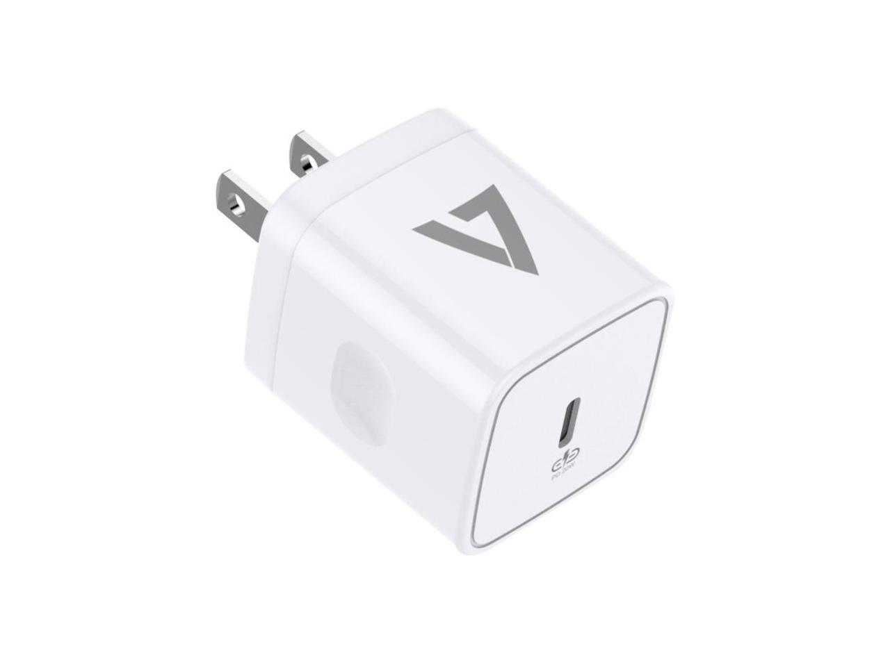 V7 ACUSBC20WPD-BDL-1N AC Adapter - 20 W - 120 V AC, 230 V AC Input - 12 V DC/3 A, 9 V DC, 5 V DC Output - White BNDL IPHONE/IPAD USB-C/LIGHTNING - Image 5