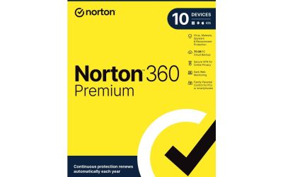 Norton 360 Premium 2024 – 10 Devices – 1 Year with Auto Renewal – Key Card