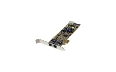 StarTech.com Dual Port PCI Express Gigabit Ethernet PCIe Network Card Adapter – PoE/PSE