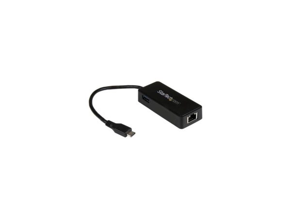 StarTech US1GC301AU USB-C to Ethernet Gigabit Adapter - Thunderbolt 3 Compatible - USB Type C Network Adapter - USB C Ethernet Adapter - Image 3