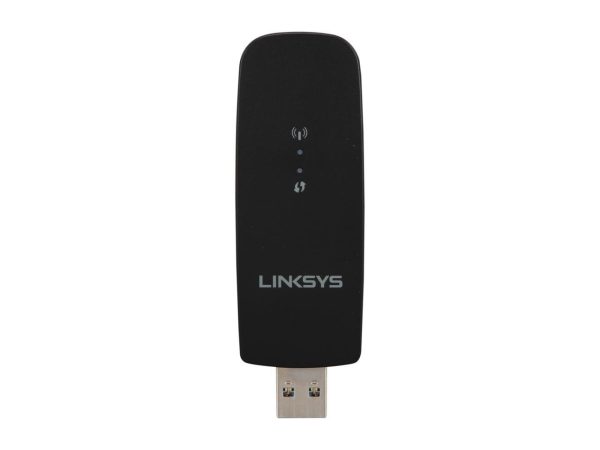 Linksys WUSB6300 Wireless AC1200 Dual-Band Adapter IEEE 802.11ac, IEEE 802.11a/b/g/n USB 3.0 Up to 867 or 300Mbps Wireless Data Rates - Image 2