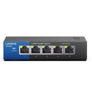 LINKSYS LGS105 5-Port Business Desktop Gigabit Switch