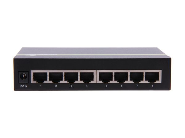 TRENDnet 8-Port Gigabit PoE+ Switch, 8 x Gigabit PoE+ Ports, 123W PoE Power Budget, 16 Gbps Switching Capacity, Desktop Switch, Ethernet Network Switch, Metal, Black, TPE-TG80G - Image 4