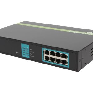 TRENDnet 8-Port Gigabit GREENnet PoE+ Switch, TPE-TG81g, 8 x Gigabit PoE+ Ports, Rack Mountable, Up to 30 W Per Port with 110 W Total Power Budget, Ethernet Network Switch, Metal