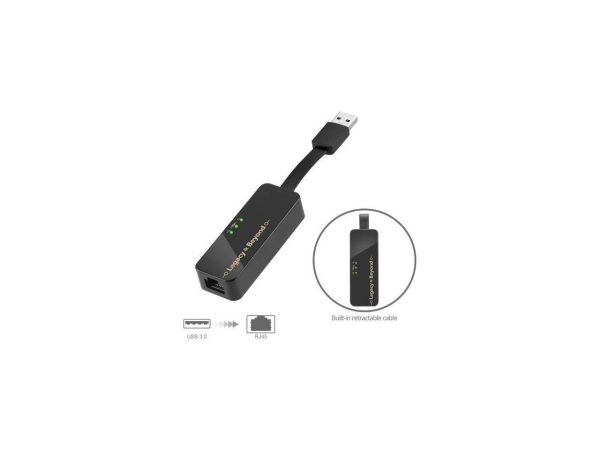 SIIG Portable USB 3.0 Gigabit Ethernet Adapter - Image 2