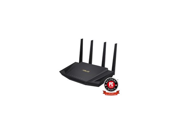 ASUS RT-AX3000 Dual Band WiFi Router, WiFi 6, 802.11ax, Lifetime Internet Security, support AiMesh Whole-home WiFi, 4 x 1Gb LAN ports, USB 3.0, MU-MIMO, OFDMA, VPN - Image 3